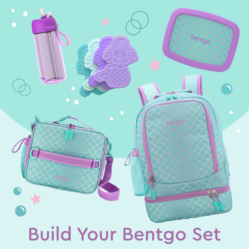 Bentgo® Kids Backpack & Lunch Bag | Mermaid Scales
