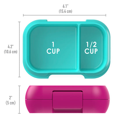Bentgo® Chill Kids Lunch & Snack Box - Fuchsia/Teal